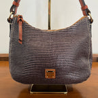 Preloved Dooney & Bourke Lizard Embossed Medium Hobo Bag