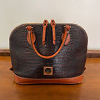 Preloved Dooney & Bourke Lizard Embossed Zip Zip Satchel and Continental Clutch