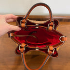 Preloved Dooney & Bourke Ostrich Mini Barlow Bag in Caramel