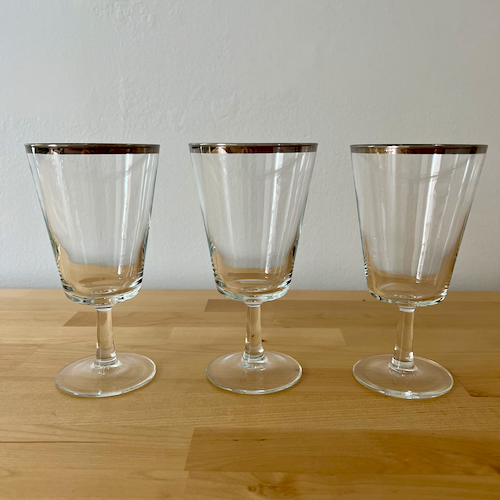 Set of 6 Crystal D'arques Durand Champagne Flutes/vintage Glassware/classic  Bar Ware/ Vintage French Champagne Flutes 