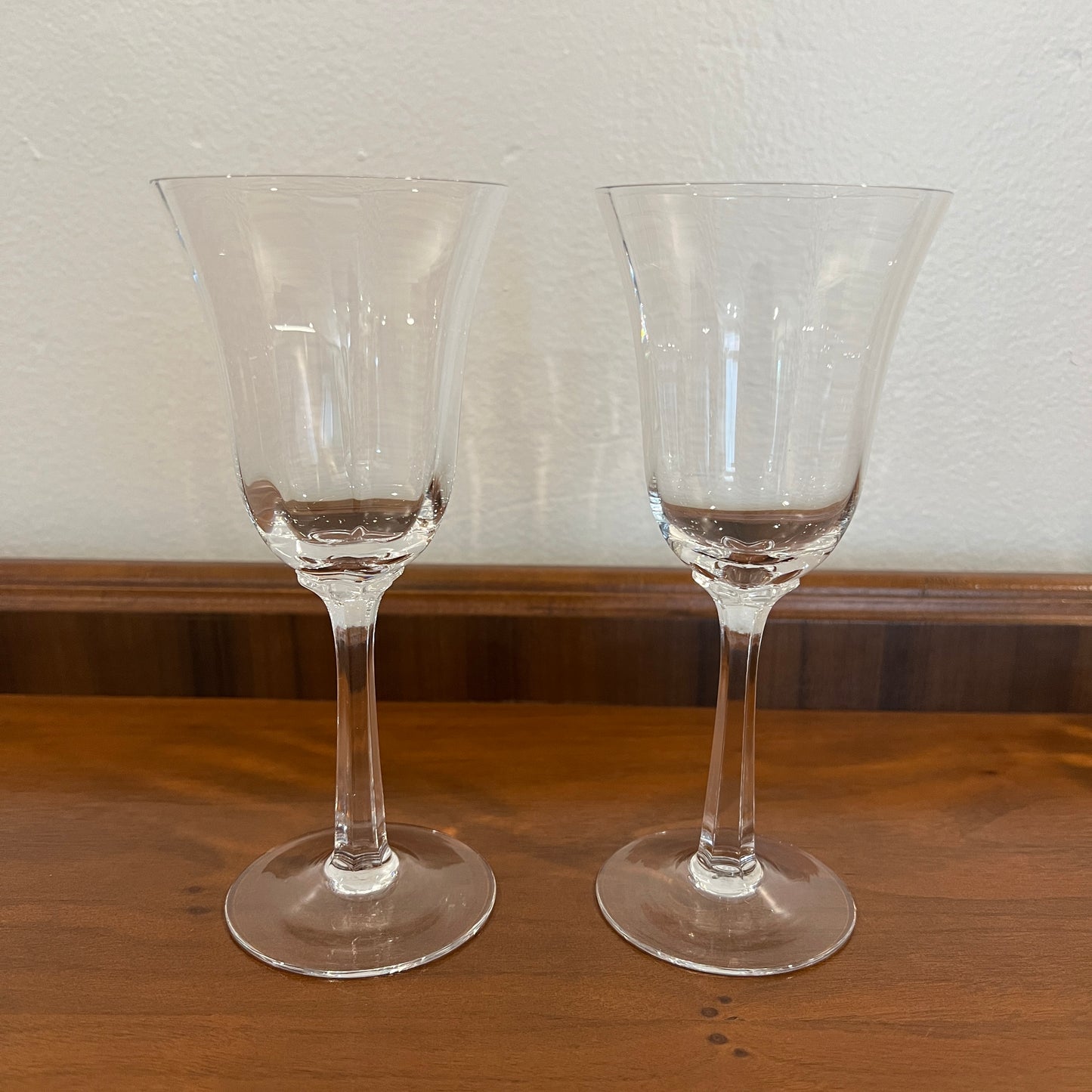 Set of 4 Vintage Lenox Allure Wine Glasses