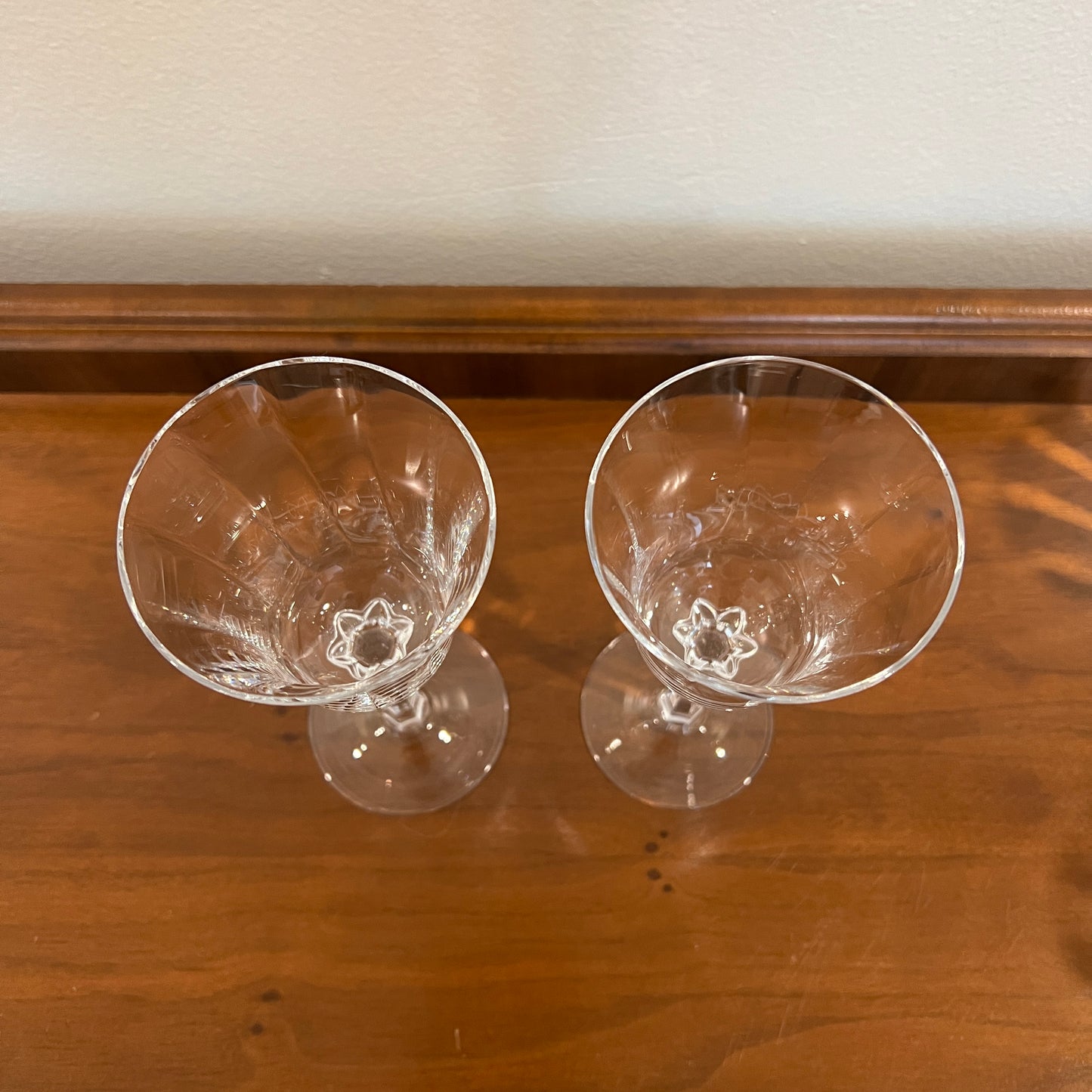 Set of 4 Vintage Lenox Allure Wine Glasses