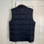 Preloved Barbour Men's M Navy Colwarmth Quilt Gilet