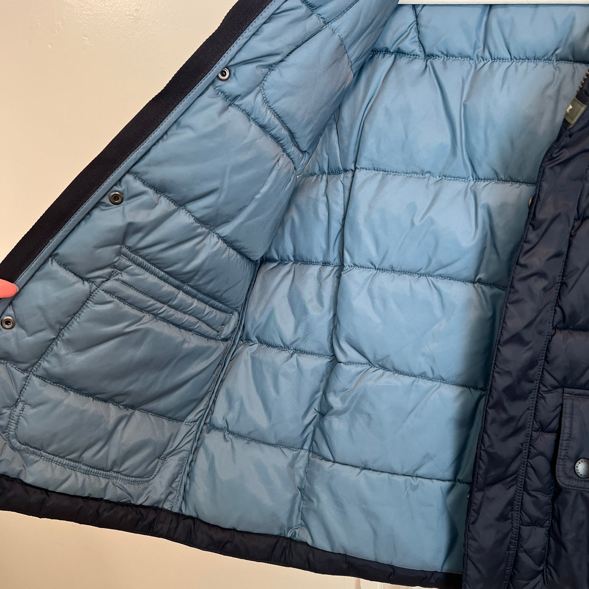 Preloved Barbour Men's M Navy Colwarmth Quilt Gilet