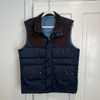 Preloved Barbour Men's M Navy Colwarmth Quilt Gilet