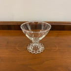 Set of 4 Vintage Anchor Hocking Berwick Clear Boopie Coupe Glasses