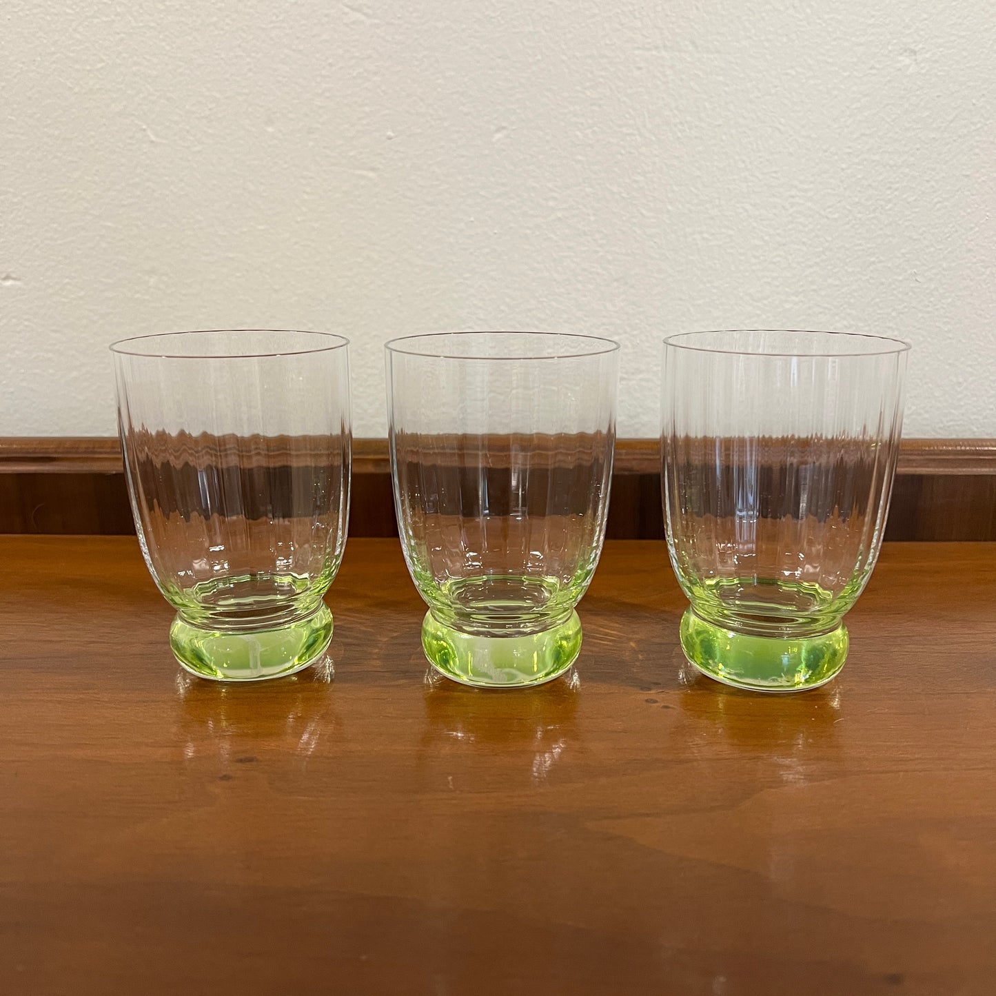 Set of 6 Villeroy & Boch New Cottage Light Green 6 oz. Cocktail Glasses