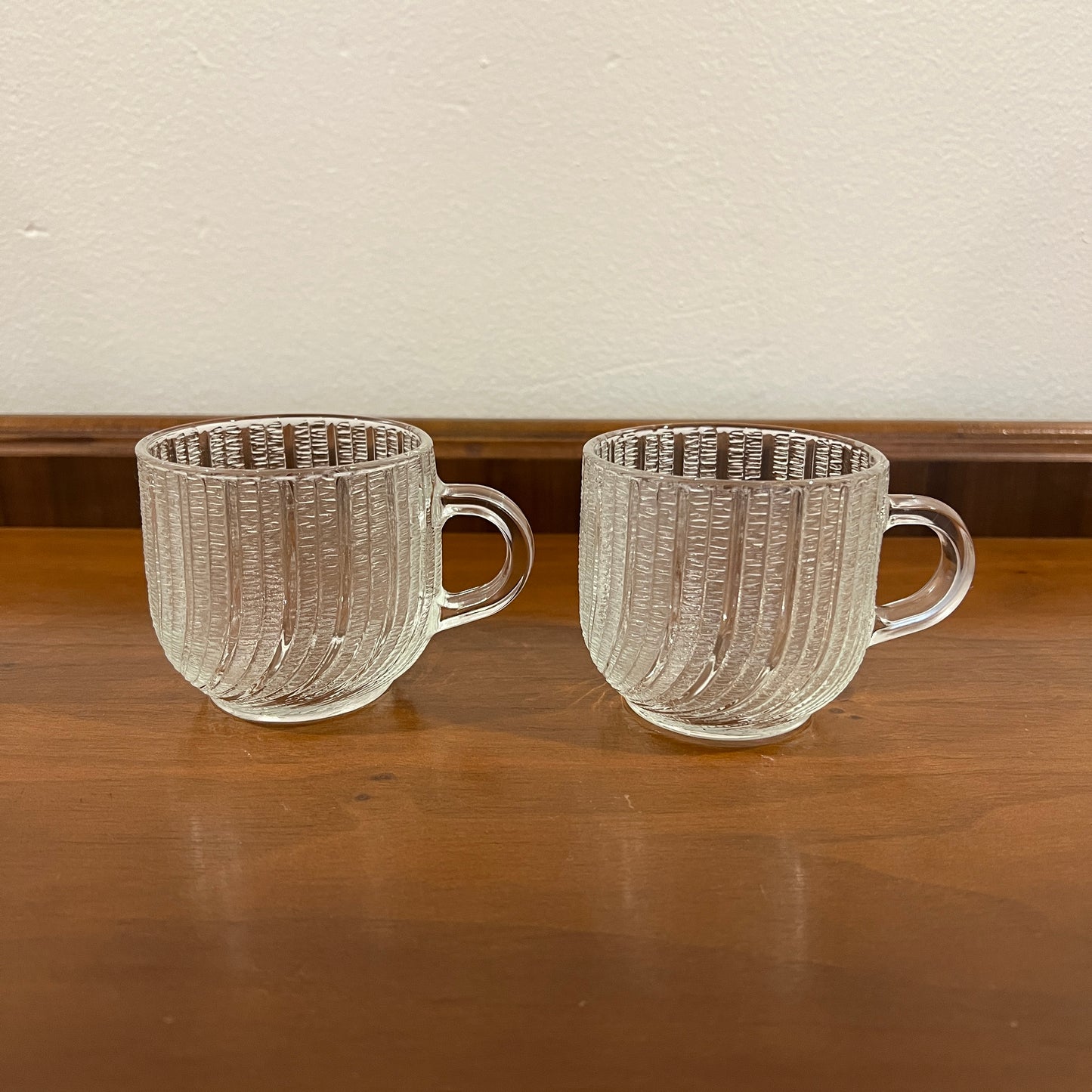 Set of 6 Vintage Arcoroc Seabreeze Coffee Cups
