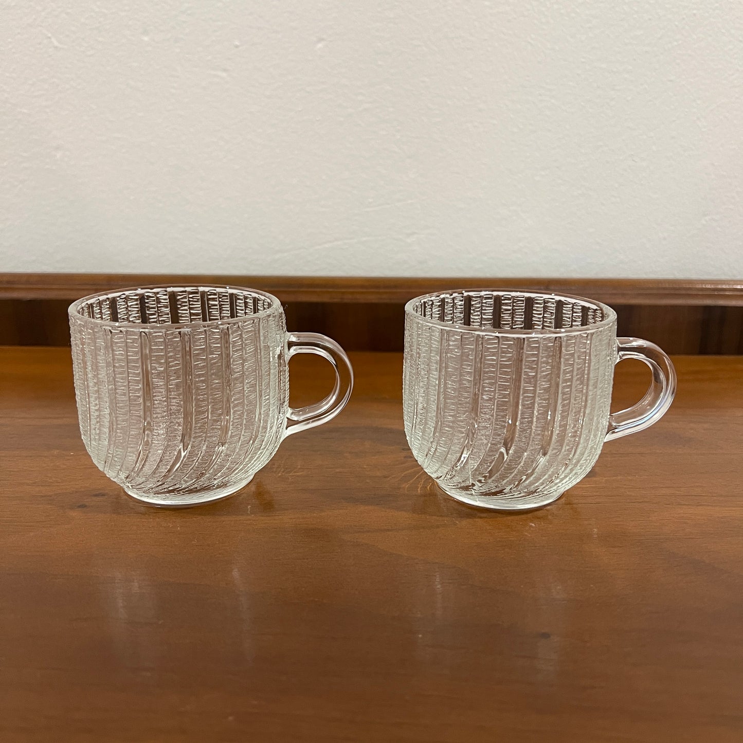 Set of 6 Vintage Arcoroc Seabreeze Coffee Cups