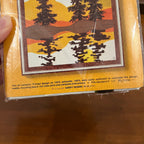 Vintage 1970s NIP Jiffy Stitchery Graphics Evergreens Crewel Embroidery Kit #201