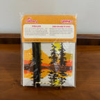 Vintage 1970s NIP Jiffy Stitchery Graphics Evergreens Crewel Embroidery Kit #201