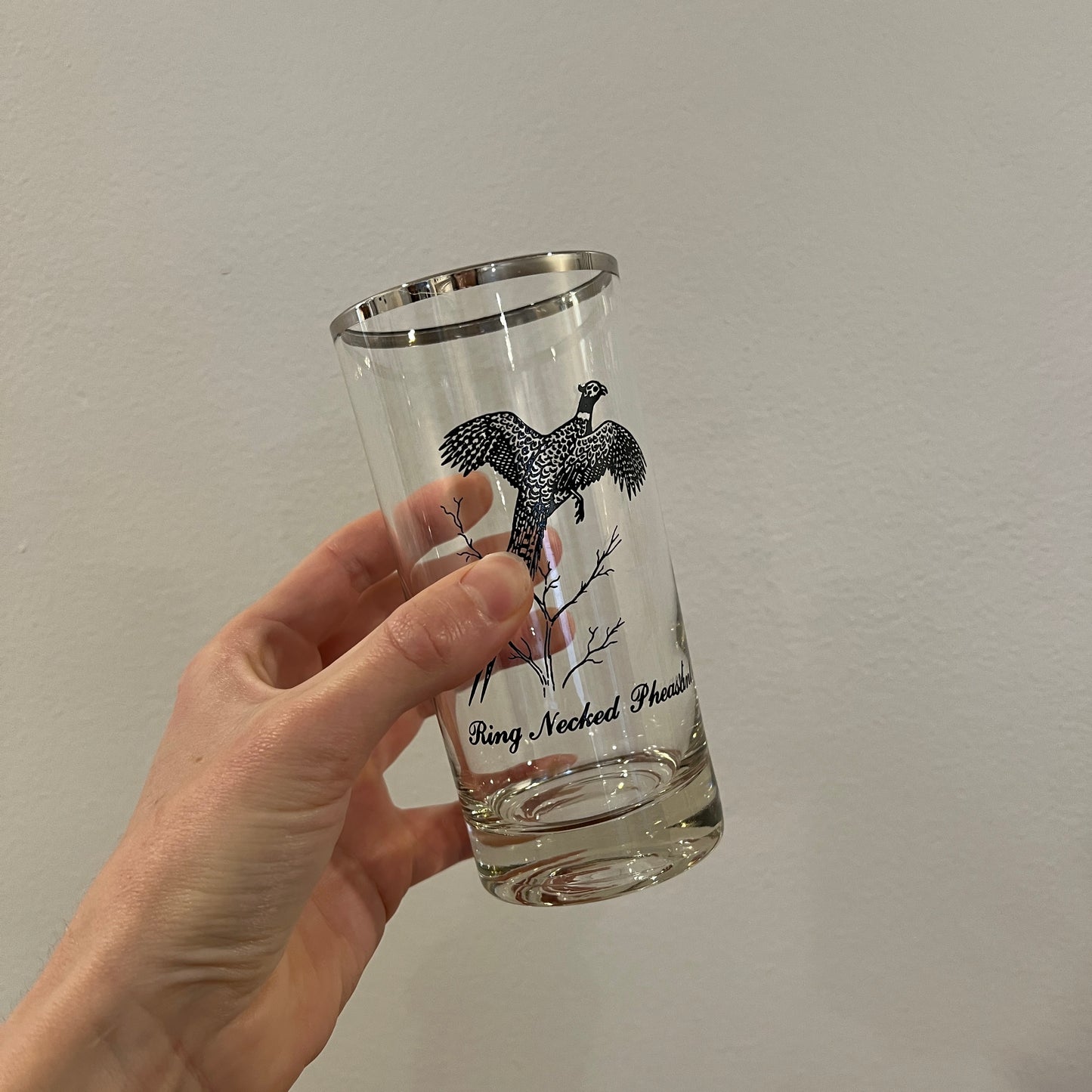 Set of 3 Vintage 1950s/1960s Federal Glass Sportsman Flat Tumbler Glasses