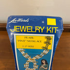 Vintage NIP Lee Wards Pearl Pin-It Necklace Jewelry Kit No. 17-14393