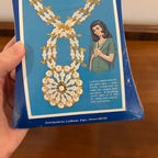 Vintage NIP Lee Wards Pearl Pin-It Necklace Jewelry Kit No. 17-14393