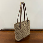 Vintage Y2K Dooney & Bourke Signature DB Monogram Canvas Small Lexington Tote and Continental Clutch